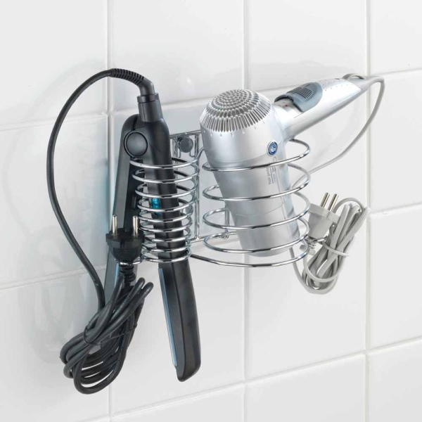 Βάση Τοίχου Για Πιστολάκι & Σίδερο Ισιώματος Μαλλιών Wenko Milano 20648100