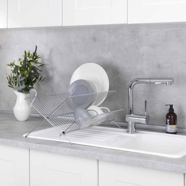 Πτυσσόμενο Στραγγιστήρι Πιάτων (47.5x33x22) Wenko Duo 2302100