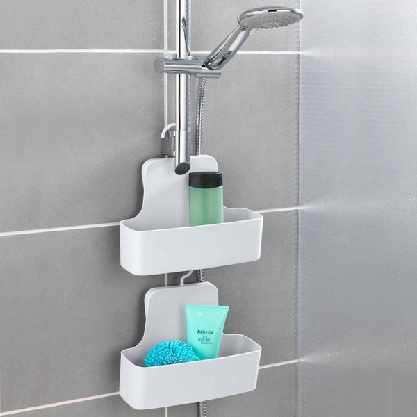 Κρεμαστό Καλάθι Αποθήκευσης (26x9x24) Wenko Barcelona White 23961100