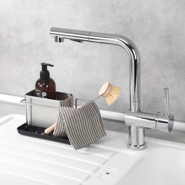 Θήκη Για Δοχείο Υγρού Πιάτων + Για Σφουγγάρι Wenko Orio 54709100