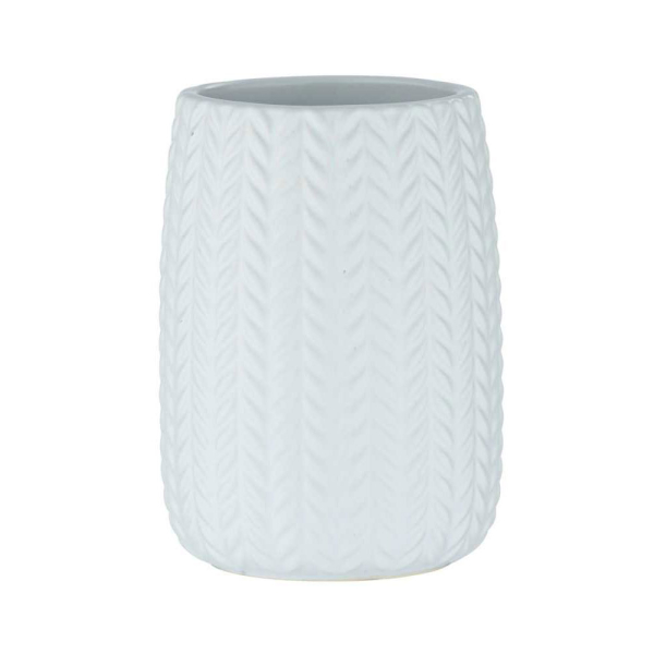 Ποτηροθήκη Μπάνιου (Φ7.4x10.7) Wenko Barinas White 24809100