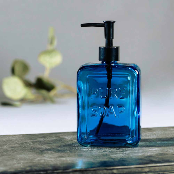 Δοχείο Κρεμοσάπουνου Wenko Pure Soap Blue 24712100