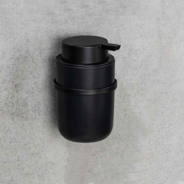 Dispenser Μπάνιου Τοίχου 250ml (8x13x10) Wenko Carpino Black 25347100