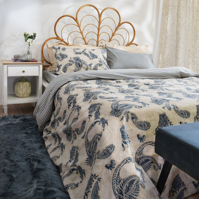 Σεντόνια Μονά (Σετ) Ravelia Dolce Blue