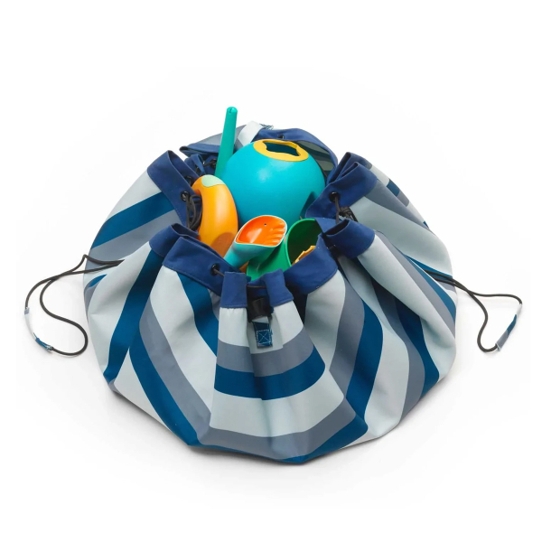 Σάκος/Στρώμα Παιχνιδιού Play&Go Outdoor Blue/Green Stripes