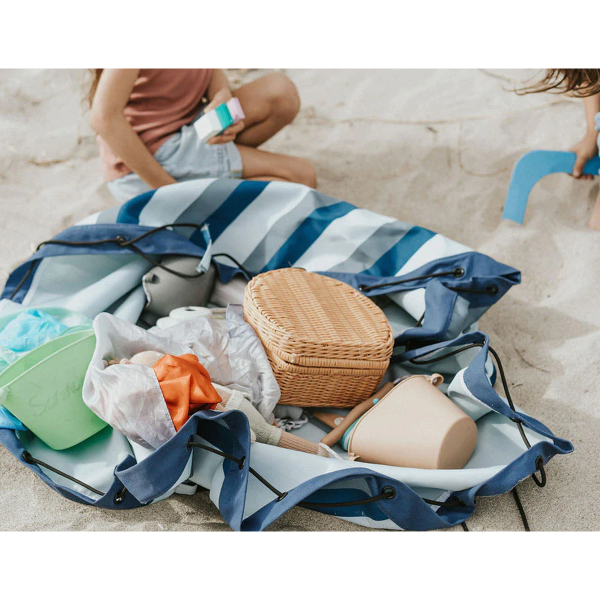 Σάκος/Στρώμα Παιχνιδιού Play&Go Outdoor Blue/Green Stripes