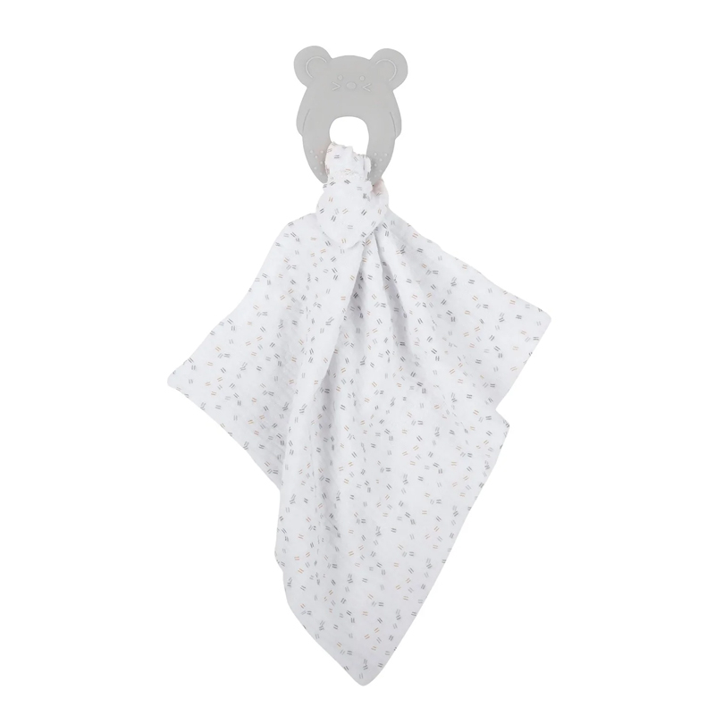 Πανάκι Παρηγοριάς + Μασητικό Nattou Lapidou Γκρι