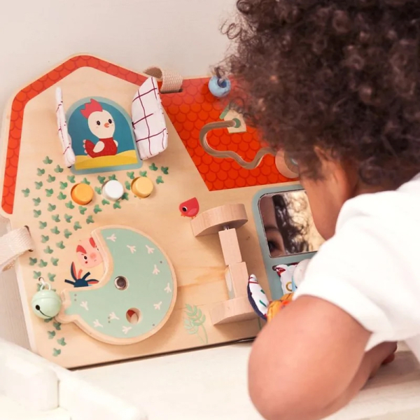 Ξύλινο Παιχνίδι Δραστηριότητας Lilliputiens Φάρμα LΙ83179