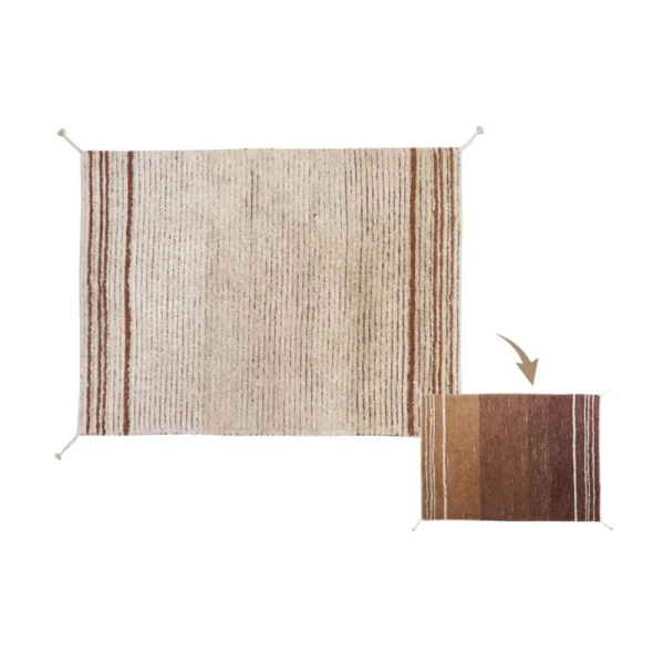 Χαλί All Season 2 Όψεων (80x140) Lorena Canals Twin Toffee