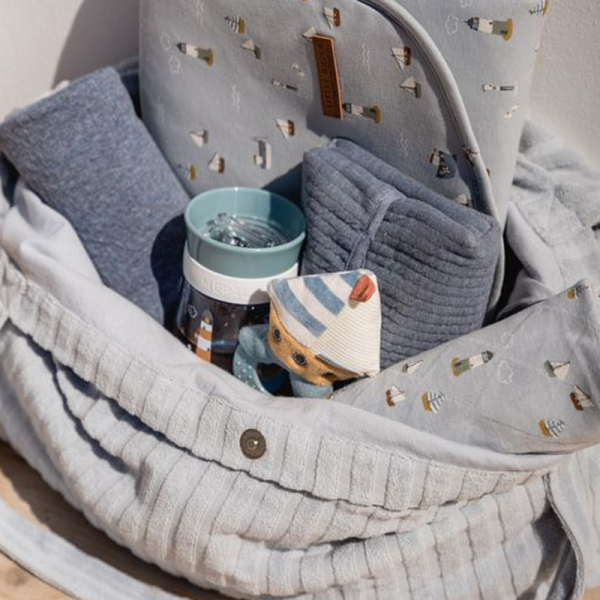 Τσάντα Αλλαξιέρα Little Dutch Jacquard Terry LD-ΤΕ40851740 Μπλε