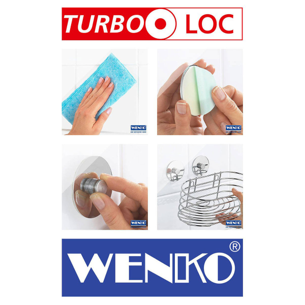 Αυτοκόλλητα Τοποθέτησης (Σετ 2τμχ) Wenko Turbo Loc 20646100