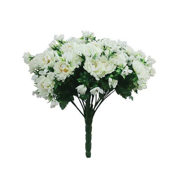 Τεχνητό Μπουκέτο Λουλουδιών 34εκ. Marhome 00-00-05-36 Ecru