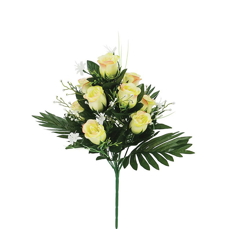 Τεχνητό Μπουκέτο Λουλουδιών 45εκ. Marhome 00-16220-Yellow