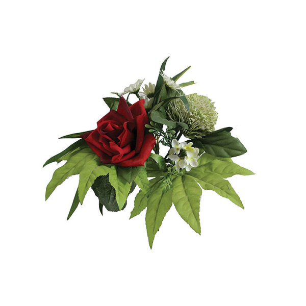 Τεχνητό Μπουκέτο Λουλουδιών 26εκ. Marhome 00-00-6850 Red