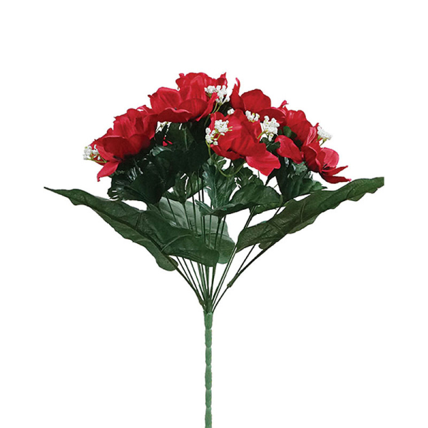 Τεχνητό Μπουκέτο Λουλουδιών 39εκ. Marhome 00-00-1758 Red