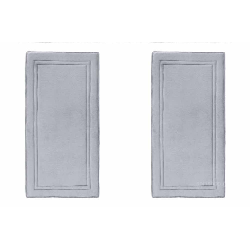 Χαλιά Κρεβατοκάμαρας (Σετ 2Τμχ) Guy Laroche Softy Silver Home Σετ Spitishop