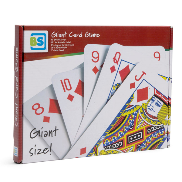 Παιχνίδι Δραστηριότητας Bs Toys Γιγάντια Τράπουλα