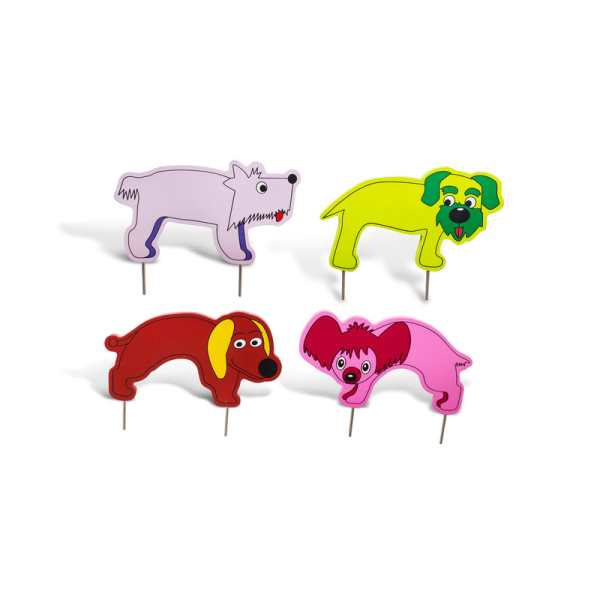 Ξύλινο Παιχνίδι Bs Toys Κροκέ Με Σκυλάκια