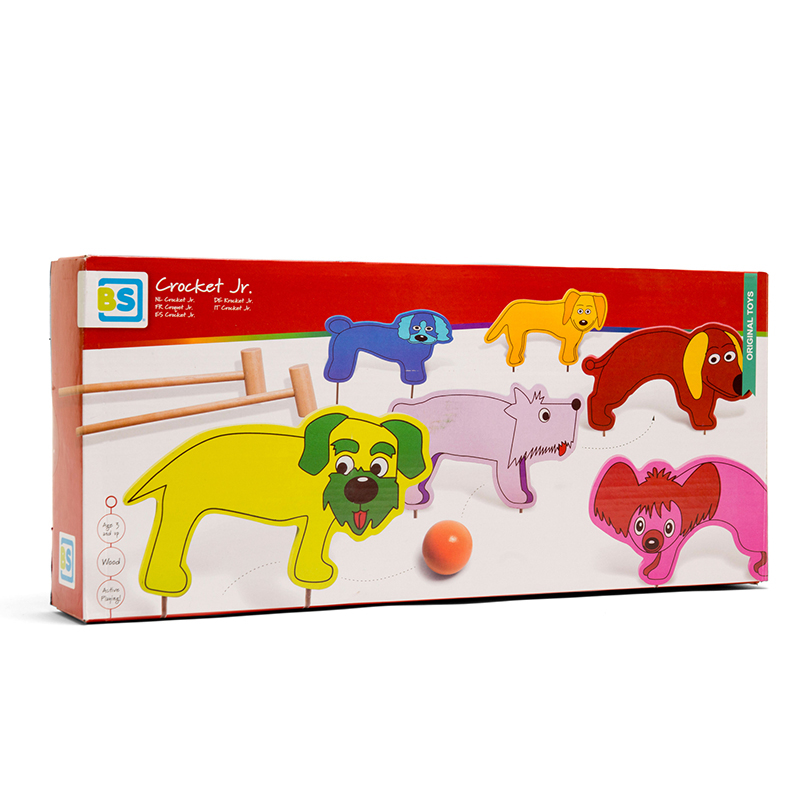 Ξύλινο Παιχνίδι Bs Toys Κροκέ με Σκυλάκια Home Παιχνίδια Ξύλινα Spitishop