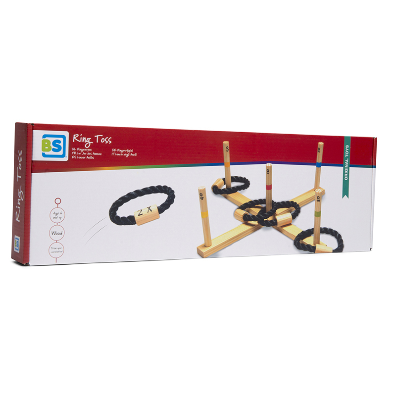 Ξύλινο Παιχνίδι με Κρίκους Bs Toys Ring Toss Ga145 Home Παιχνίδια Ξύλινα Spitishop