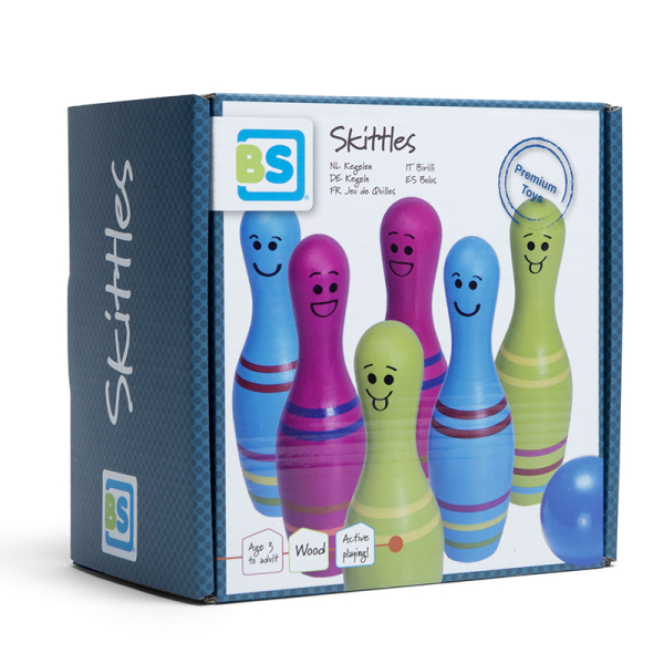 Ξύλινο Παιχνίδι Bs Toys Bowling Skittles Jr