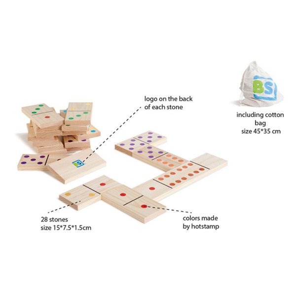 Ξύλινο Παιχνίδι Bs Toys Domino