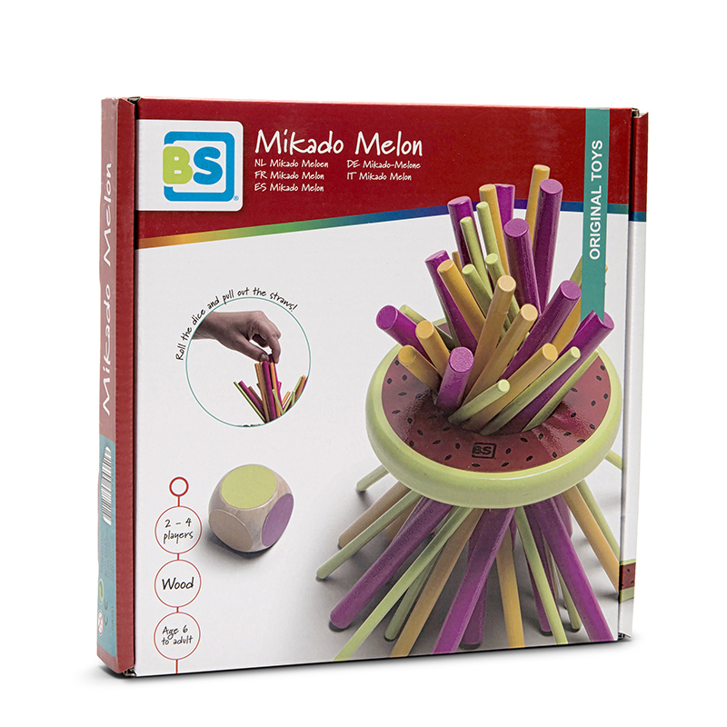 Ξύλινο Επιτραπέζιο Παιχνίδι Bs Toys Mikado Καρπούζι Home Παιχνίδια Ξύλινα Spitishop