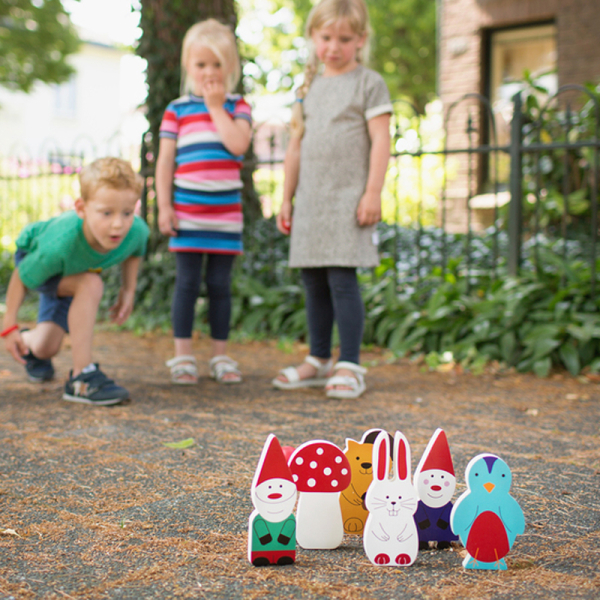 Ξύλινο Παιχνίδι Bs Toys Bowling Φίλοι του Δάσους