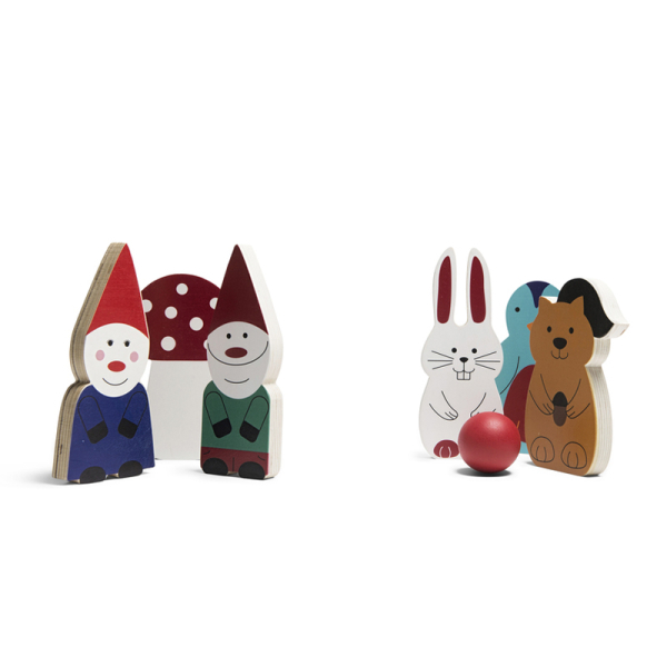 Ξύλινο Παιχνίδι Bs Toys Bowling Φίλοι του Δάσους