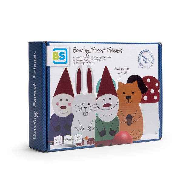 Ξύλινο Παιχνίδι Bs Toys Bowling Φίλοι του Δάσους