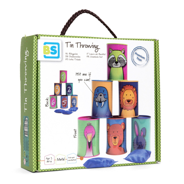 Παιχνίδι Στόχου Bs Toys Τενεκεδάκια Ζωάκια