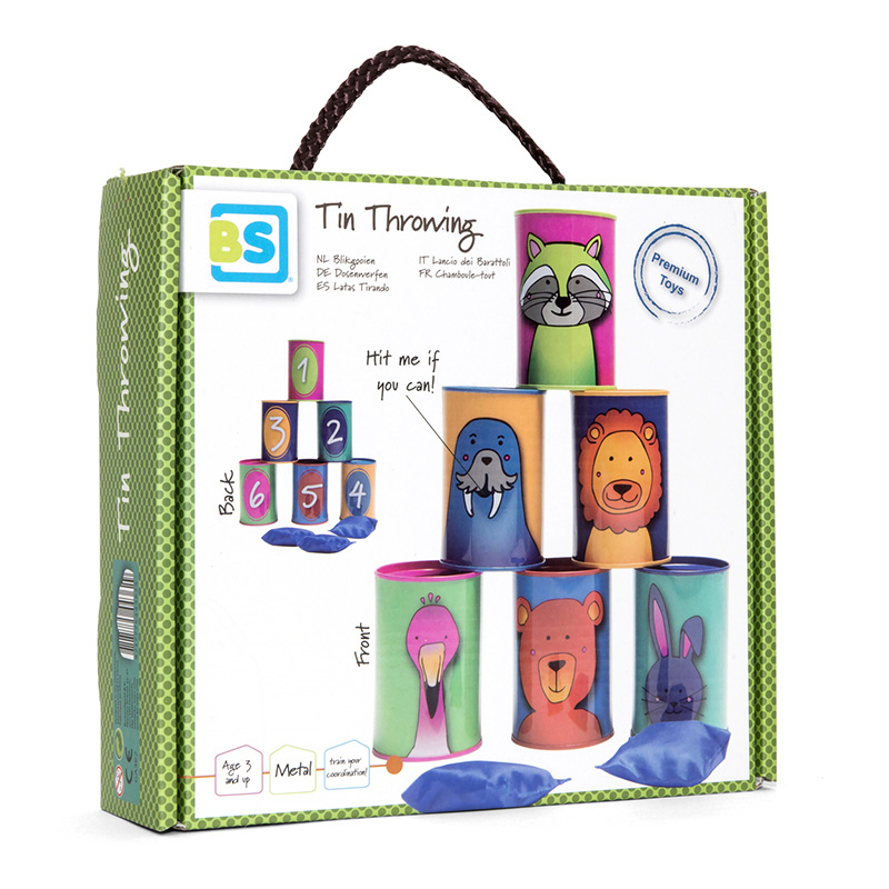 Παιχνίδι Στόχου Bs Toys Τενεκεδάκια Ζωάκια Home Παιχνίδια Αθλητικά - Εξωτερικού Χώρου Spitishop
