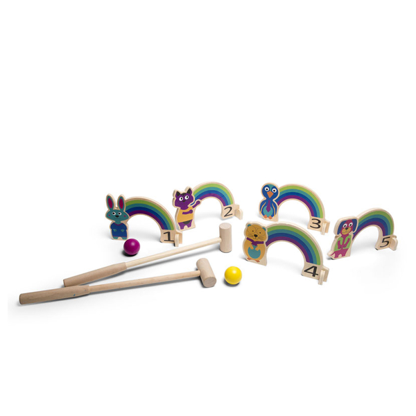 Παιχνίδι Δραστηριότητας Bs Toys Rainbow Croquet