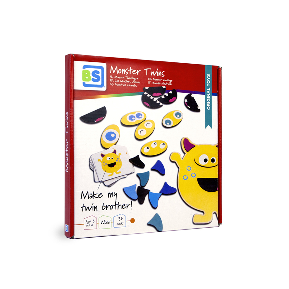 Εκπαιδευτικό Παιχνίδι Bs Toys Monster Twins Home Παιχνίδια Επιτραπέζια - Εκπαιδευτικά Spitishop