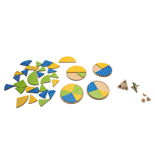 Ξύλινο Παιχνίδι Bs Toys Spin And Match