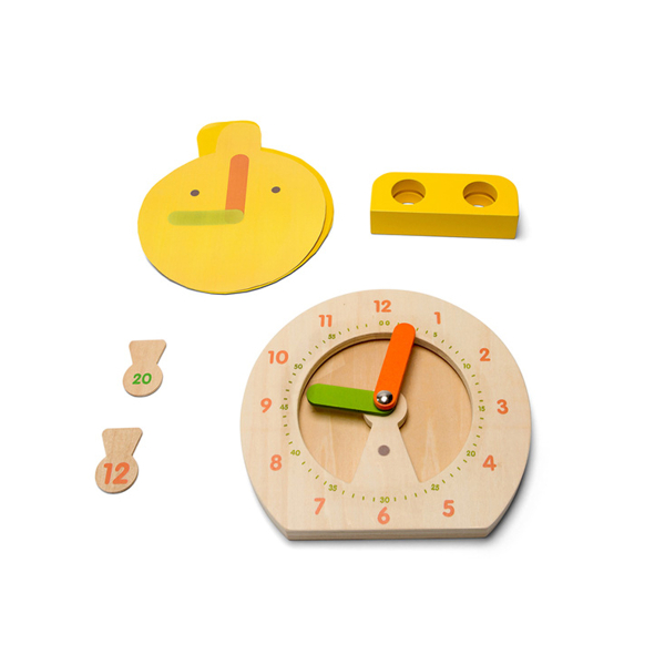 Ξύλινο Εκπαιδευτικό Παιχνίδι Bs Toys Clock