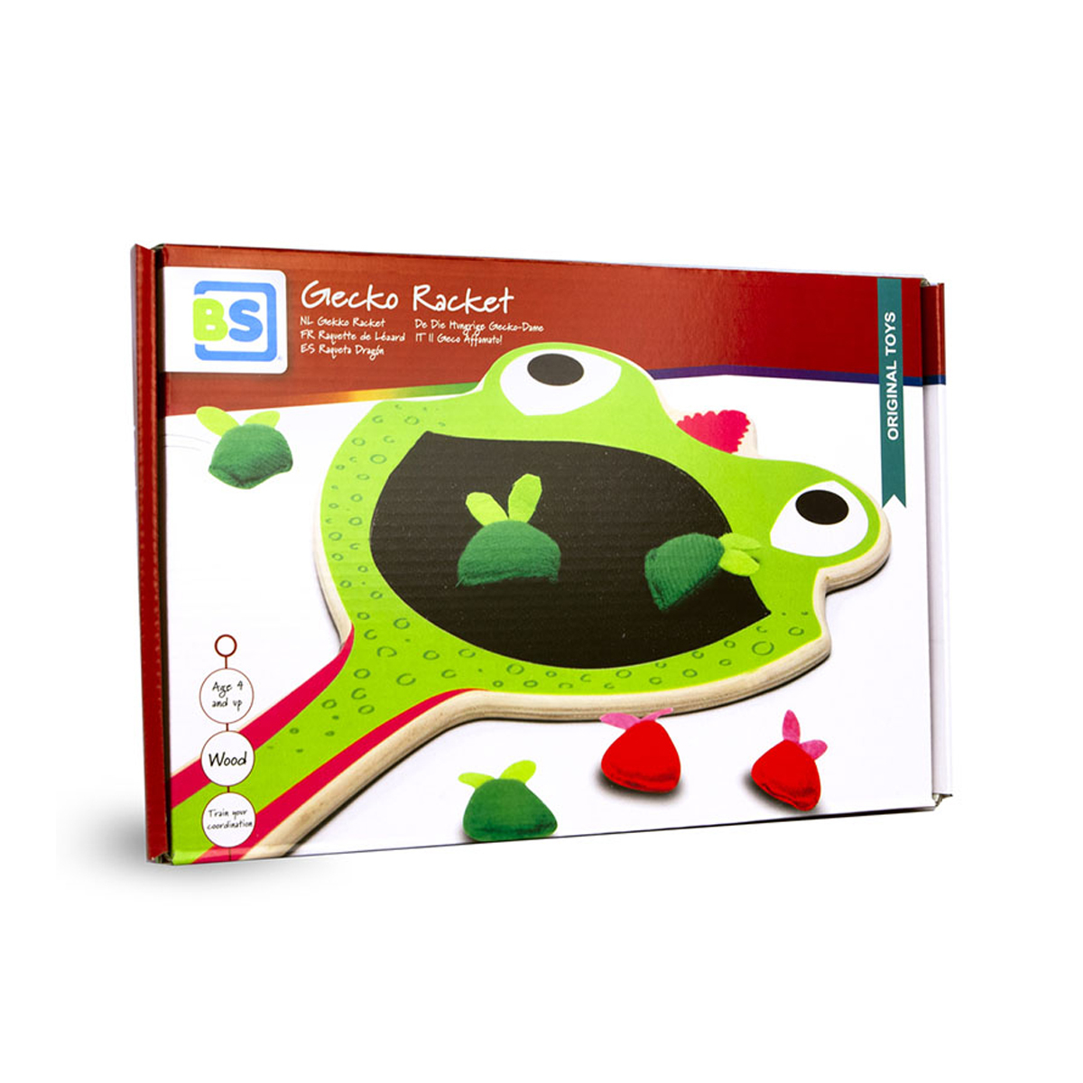 Ξύλινο Παιχνίδι Bs Toys Ρακέτα Βατραχάκι Home Παιχνίδια Ξύλινα Spitishop