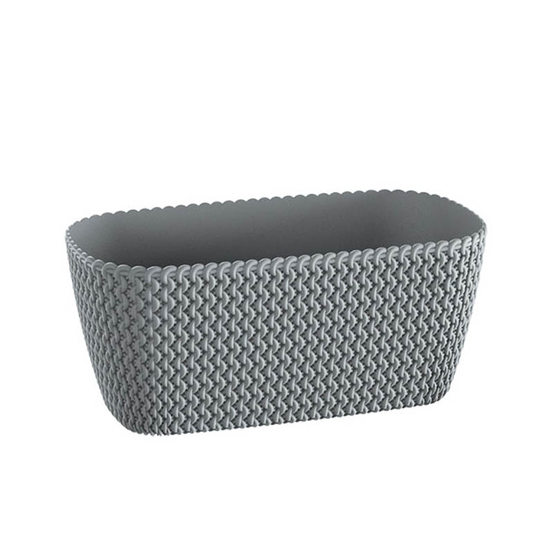 Ζαρντινιέρα (29.7x14.5x13.3) Marhome Splofy Γκρι 09-DSPC300-405U