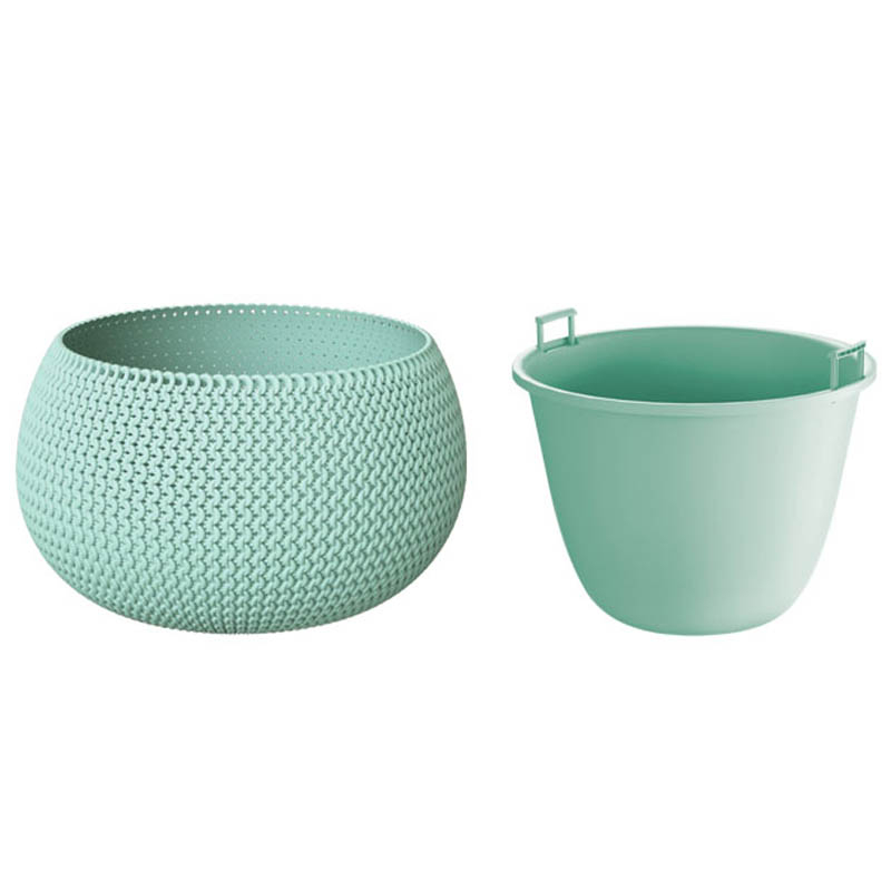 Κασπώ - Γλάστρα (Φ47 8X30) Marhome Splofy 2 σε 1 Μέντα 09-Dksp480-623U Home Κήπος Spitishop