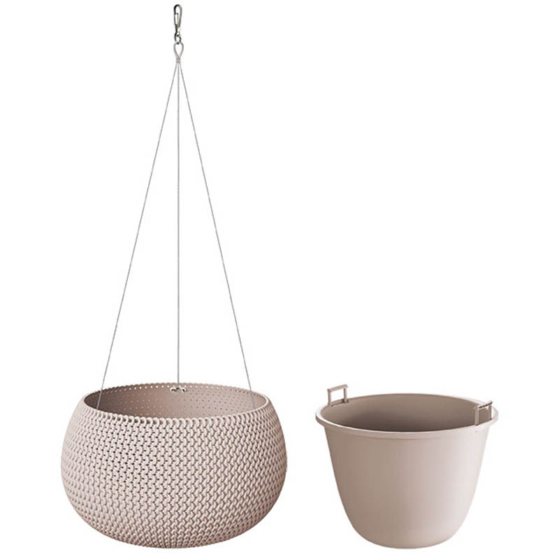 Κασπώ Κρεμαστό (Φ37X21 8) Marhome Splofy 3 σε 1 Μόκκα 09-Dksp370Ws-7529U Home Κήπος Spitishop