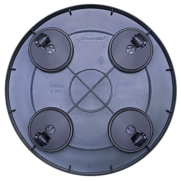 Πιάτο Γλάστρας (Φ29 2X5 7) με Ροδάκια Marhome Saucer Round 360 09-Iprr300-S433 Home Κήπος Γλάστρες Spitishop