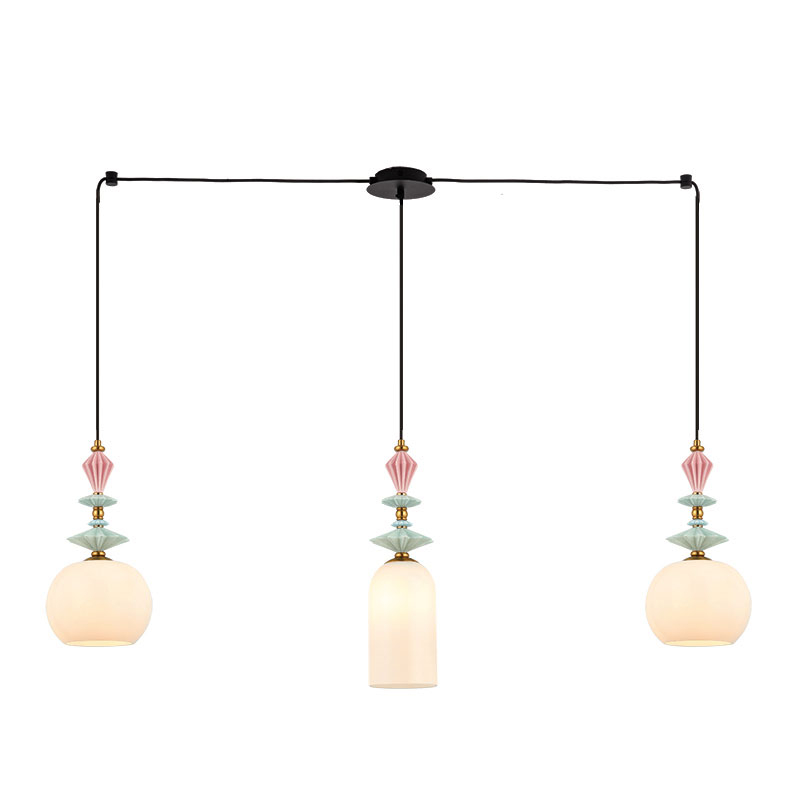 Φωτιστικό Οροφής Τρίφωτο Zambelis 22153 Ceramic