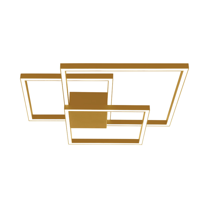 Φωτιστικό Πλαφονιέρα LED Dimmable Zambelis 2025 Gold Matt