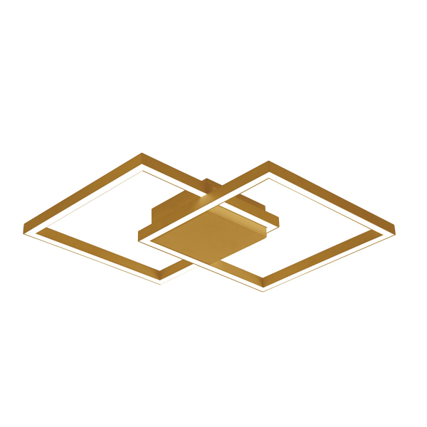 Φωτιστικό Πλαφονιέρα LED Dimmable Zambelis 2028 Gold Matt