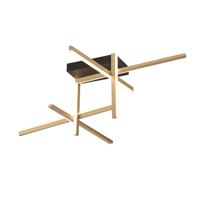 Φωτιστικό Πλαφονιέρα LED Dimmable Zambelis 22026 Gold Matt