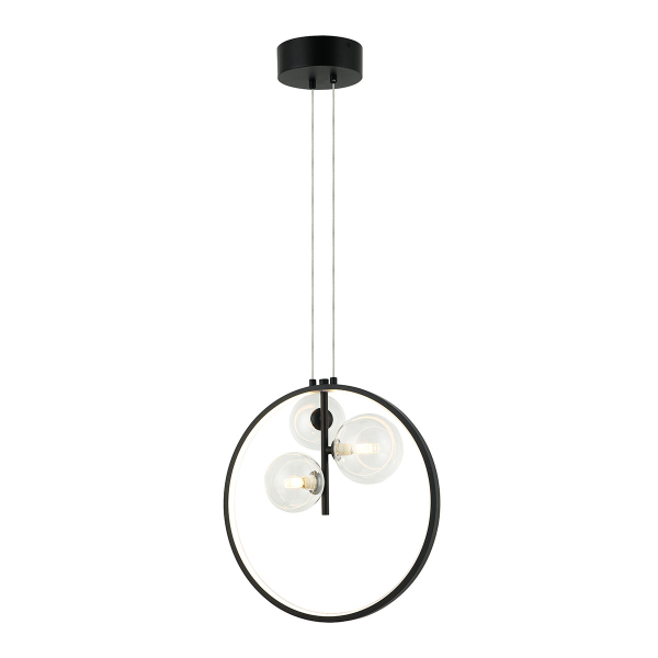 Φωτιστικό Οροφής Πολύφωτο Dimmable Zambelis 22064 Sandy Black