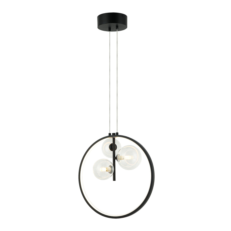 Φωτιστικό Οροφής Πολύφωτο Dimmable Zambelis 22064 Sandy Black
