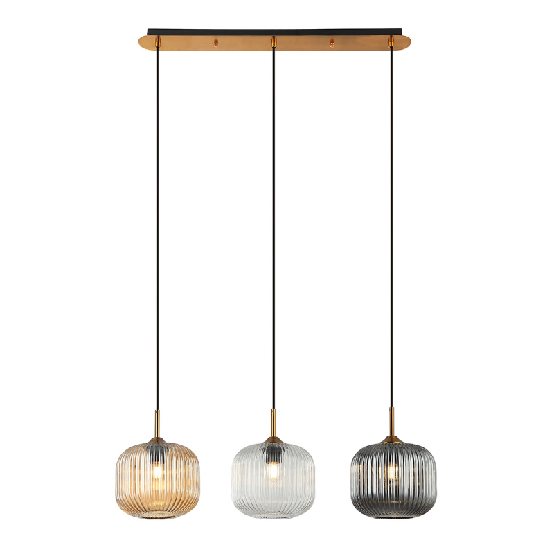 Φωτιστικό Οροφής Τρίφωτο Zambelis 22074 Brass