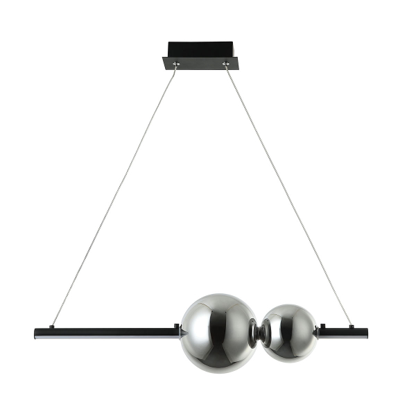 Φωτιστικό Οροφής LED Dimmable Zambelis 22109 Black Matt