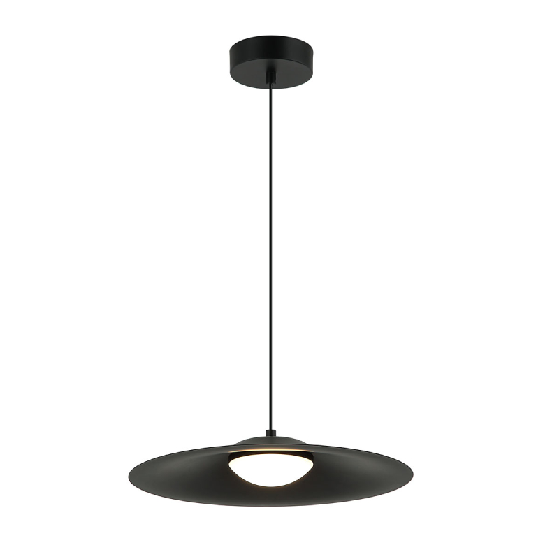 Φωτιστικό Οροφής Μονόφωτο LED Zambelis 22130 Black Matt